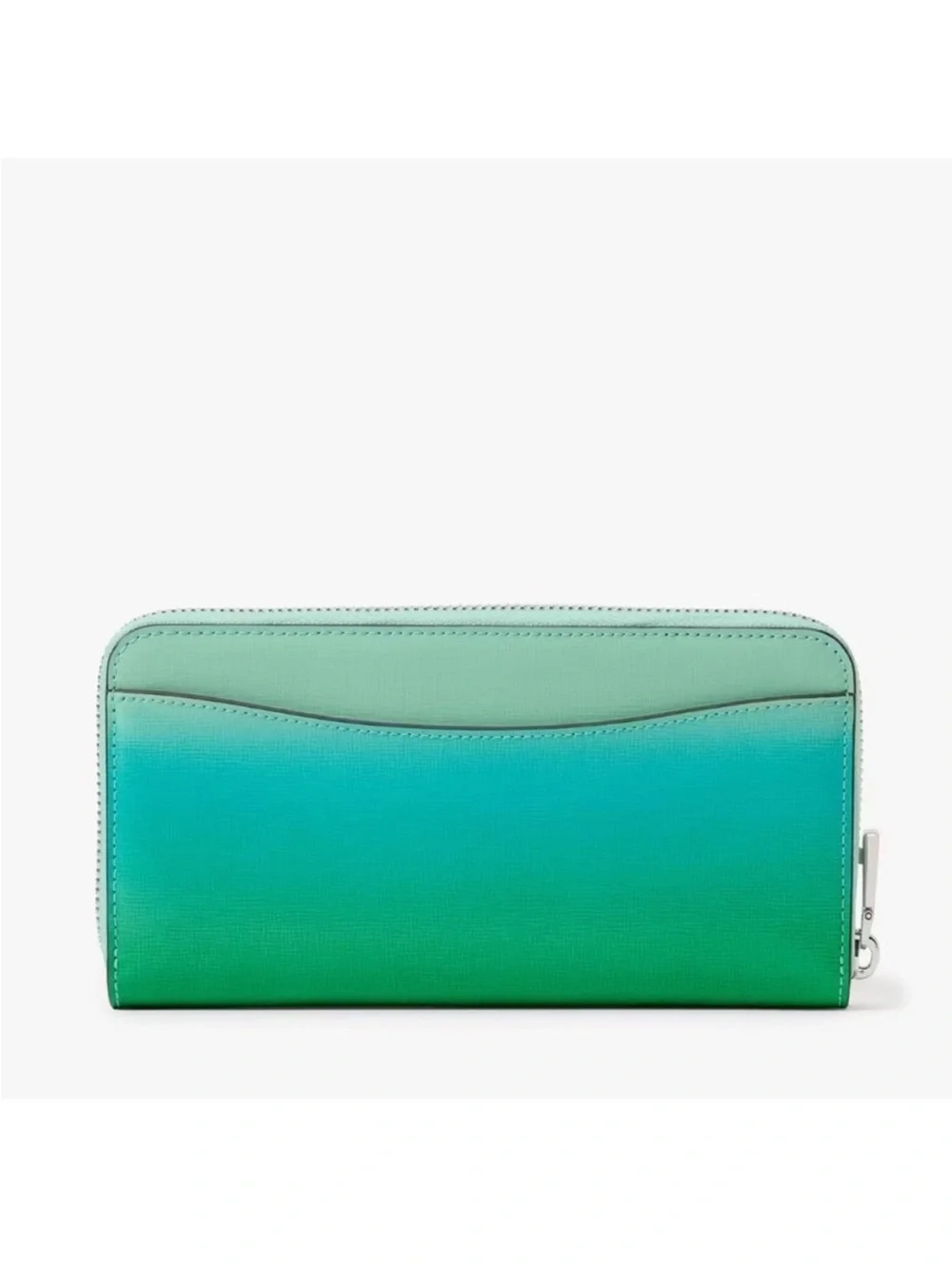 Kate Spade Morgan Ombre Zip Continental Wallet Mint Liqueur Green NWT